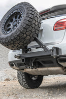 HITCH AXIS, HITCH MOUNTED SPARE TIRE SWING OUT CARRIER - CAYENNE/TOUAREG/Q7-10
