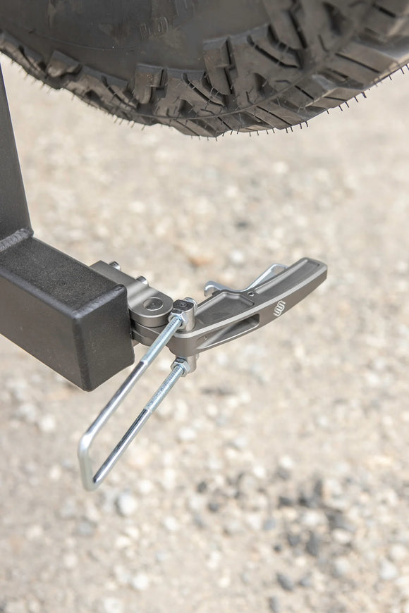 HITCH AXIS, HITCH MOUNTED SPARE TIRE SWING OUT CARRIER - CAYENNE/TOUAREG/Q7