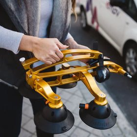 SeaSucker Komodo 1 Bike Rack (Convertibles & Cars w/Limited Space) - Gold - 0