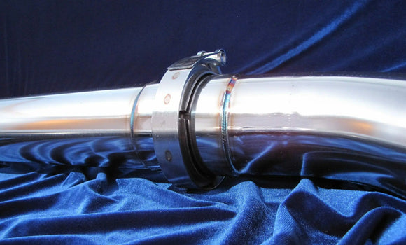 MOTORDYNE 370Z EXHAUST 4.5 BLUE ROLLED TIPS (RWD)