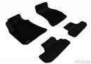 3D MAXpider 2008-2010 Dodge Challenger Kagu 1st & 2nd Row Floormats - Black-1