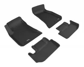 3D MAXpider 2011-2014 Dodge Challenger Kagu 1st & 2nd Row Floormats - Black