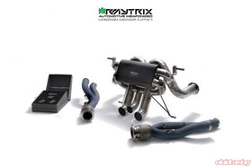 ARMYTRIX Titanium Black Coated Valvetronic Exhaust System Titanium Quad Tips Lamborghini Aventador S LP740-4 2017-2021 - 0