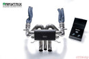 ARMYTRIX Titanium Black Coated Valvetronic Exhaust System Titanium Quad Tips Lamborghini Aventador S LP740-4 2017-2021-3