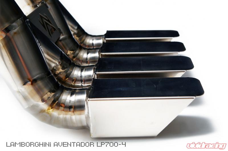 ARMYTRIX Black Coated Valvetronic Titanium Muffler Quad Tips Lamborghini Aventador 2012-2016 - 0