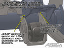 Artec Industries 93-06 Jeep Wrangler TJ Lj Dana 30 Hd Lca Brackets - Normal Hole-2