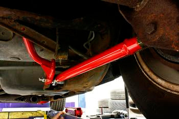 BMR 82-02 3rd/4th Gen F-Body Camaro Double Adj. DOM Lower Control Arms Rod Ends - Red - 0