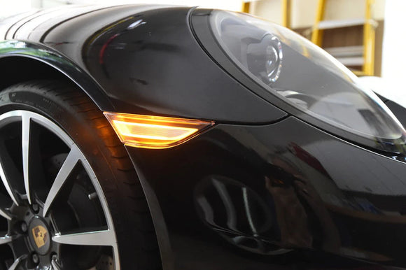 Flat 6 Motorsports - Clear or Smoked LED Side Markers (991)