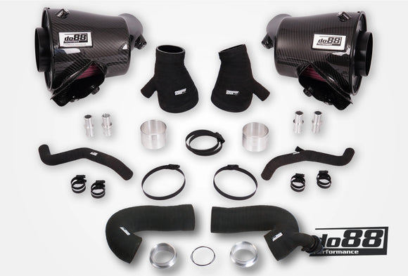 do88 Porsche 911 Turbo (992) Induction System 66mm Outlet w/Turbo Inlet Hoses