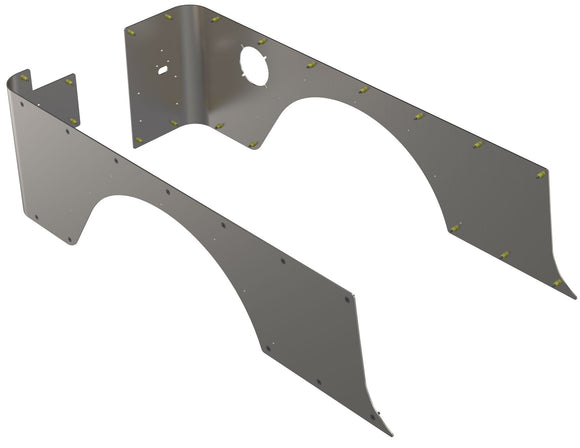 Artec Industries 2004-2007 Jeep Wrangler TJ Unlimited Lj Ljrear Corner Armor Aluminum