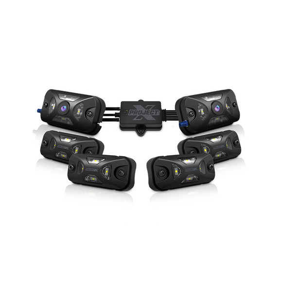 Project X Rock Light (1 Hub/4 Rock Light/2 Rock light w/ camera)