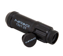 NRG 700 Series M12 X 1.25 Steel Lug Nut w/Dust Cap Cover Set 21 Pc w/Locks & Lock Socket - Black-1