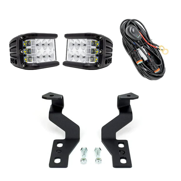 Cali Raised 03-09 Toyota 4Runner Low Profile Ditch Light Brackets Kit- Brackets No Switch