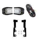 Cali Raised 2022+ Toyota Tundra Low Profile Ditch Light Brackets Kit - Side Proj Led Pods No Switch-1