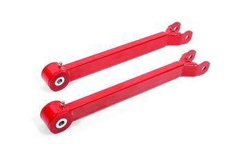 BMR 08-17 Challenger Non-Adj. Lower Trailing Arms (Polyurethane) - Red