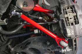 BMR 08-17 Challenger Lower Trailing Arms w/ Single Adj. Rod Ends - Black Hammertone - 0