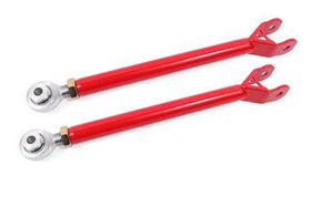 BMR 08-17 Challenger Lower Trailing Arms w/ Single Adj. Rod Ends - Red