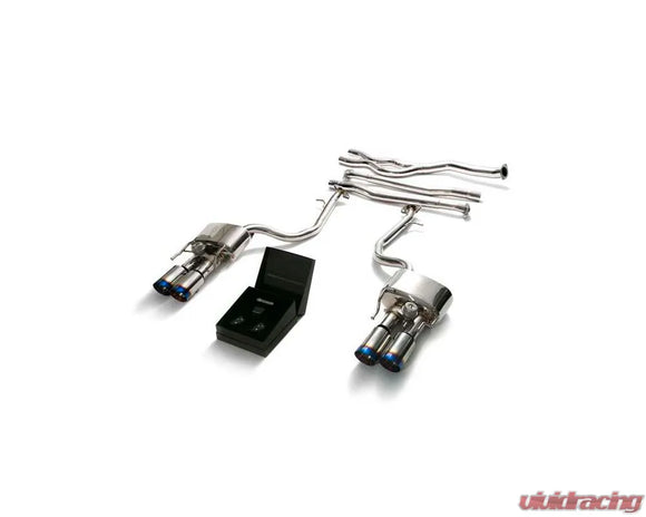 ARMYTRIX Valvetronic Exhaust System Lexus IS200T | IS300 2.0T I4 2015+ - True Titanium Blue