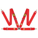 OMP Safety Harness First 3In 4 Points Red Fia 8854/98-1