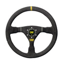 OMP WRC Mid-Depth 350mm Dished - Small Suede (Black)-1