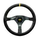 OMP Velocita Superleggero Suede Leather 350mm Diameter Steering Wheel Black-1
