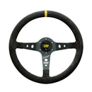 OMP Corsica SuperleggeroSuede Leather 350mm Diameter Steering Wheel Black-1
