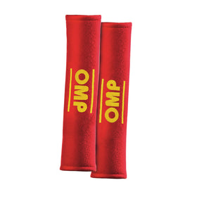 OMP Belt Pads (Pair) - Red Safety Harness Pads 2 in.