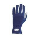 OMP Blue Rally Gloves - Size L-1