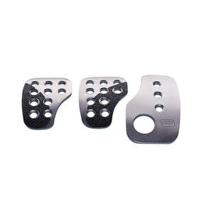 OMP Racing Pedals - Silver (Set of 3)