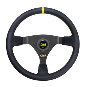 OMP WRC Steering Wheel - Large Leather (Black)