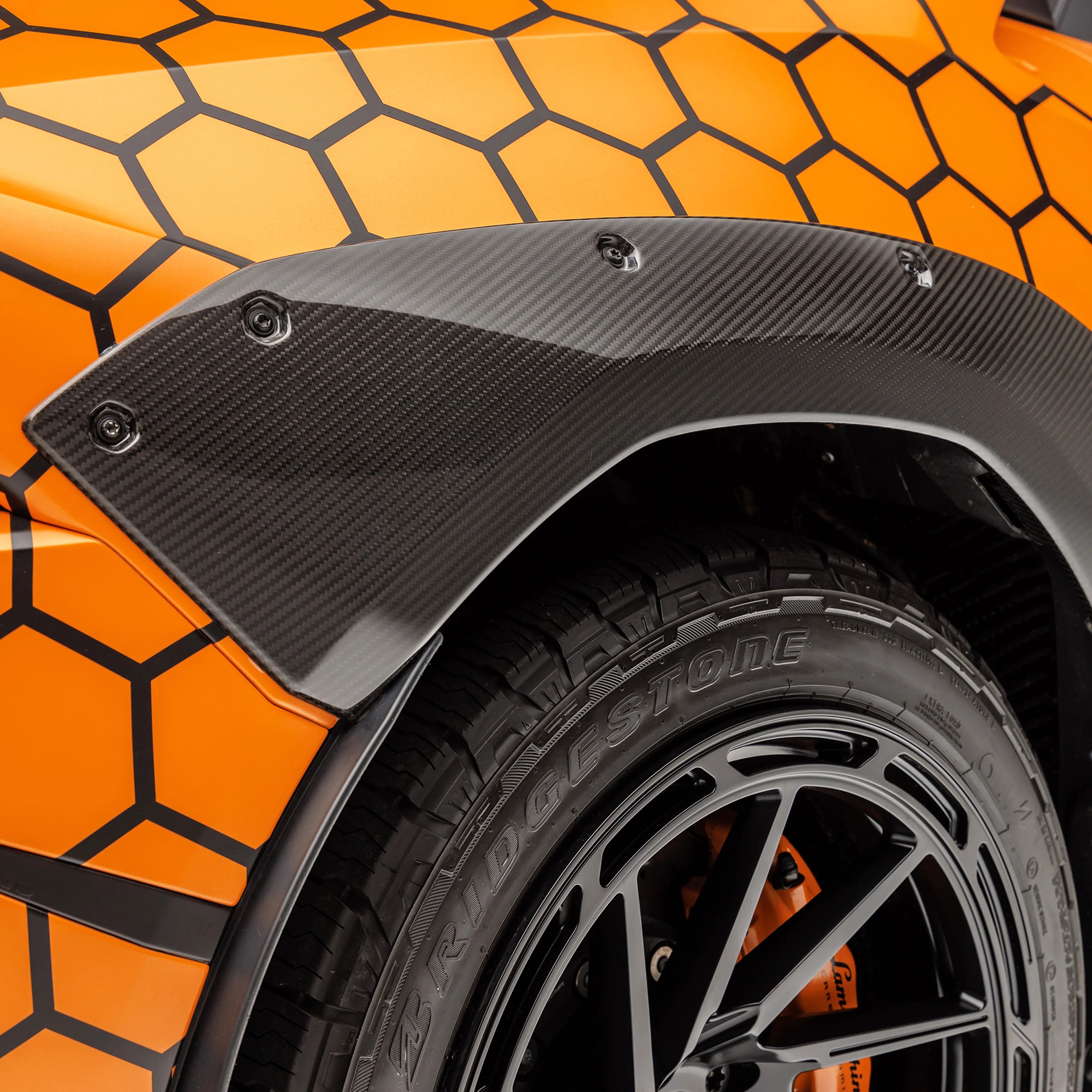 Huracan Sterrato VRS Aero Fender Flares Carbon Fiber PP 2x2 Glossy