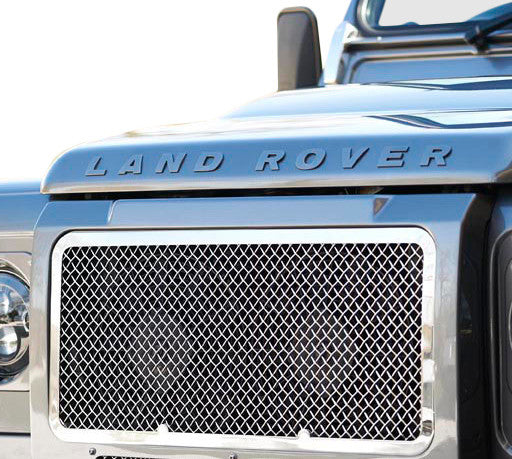 Zunsport LandRover Defender Upper Grille - Silver finish