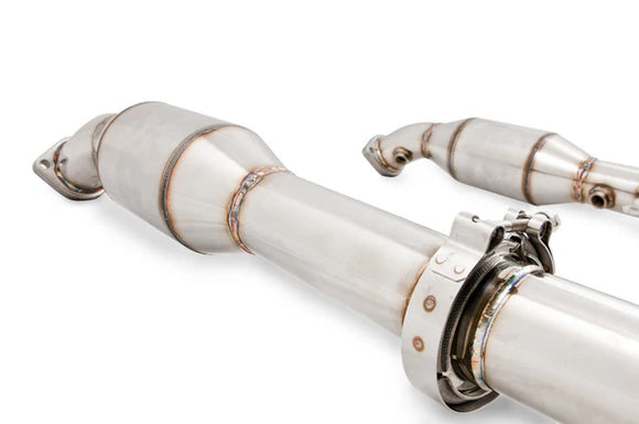 M3 X-Pipe add-on front pipes w GESI G-Sport Cats E9X M3