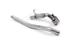 MILLTEK LARGE BORE DOWNPIPE AND HI-FLOW SPORTS CAT AUDI S3 2013 2020 EC-APPROVED