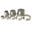 Ticon Industries 2-1/2in OAL 4.0in to 5.0in Titanium Transition Reducer Cone-1