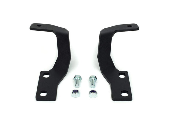 Cali Raised 10-22 Lexus GX 460 Low Profile Ditch Light Brackets Kit - Side Proj Led Pods/No Switch