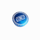 GrimmSpeed Swap-Top Shift Knob Cap - Checkered Blue-1