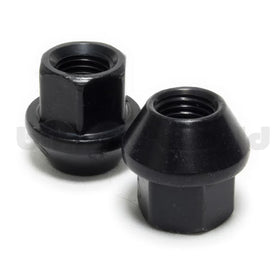 17mm M12x1.5 Zinc Coated Black Wheel Lug Nut