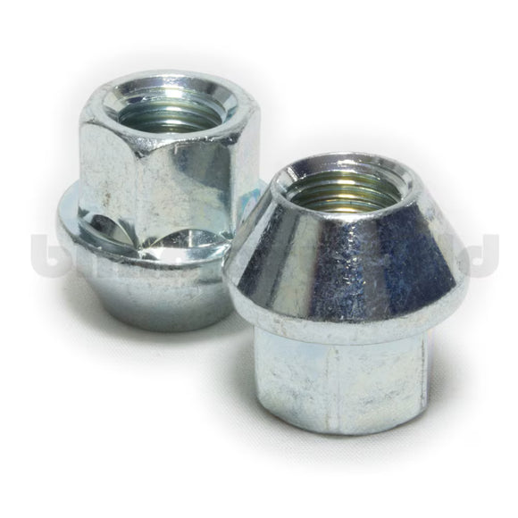 17mm M12x1.5 Zinc Coated Chrome Wheel Lug Nut