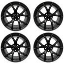 Ford Racing 15-20 Mustang19x9.5in & 19x10in Wheel Kit w/TPMS - Matte Black-1