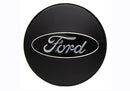 Ford Racing Car Black and Chrome Wheel Cap-2