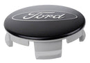 Ford Racing Ford Car Black & Chrome Wheel Center Cap Kit - Satin-3
