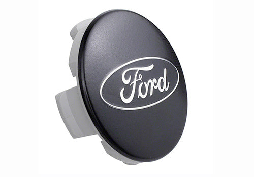 Ford Racing Ford Car Black & Chrome Wheel Center Cap Kit - Satin