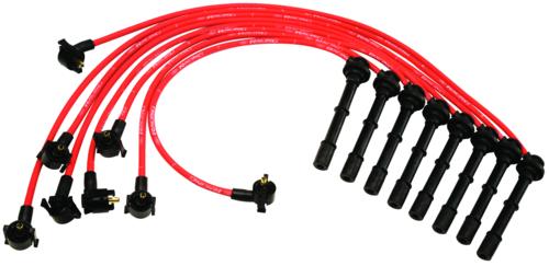 Ford Racing 9mm Spark Plug Wire Sets - Red