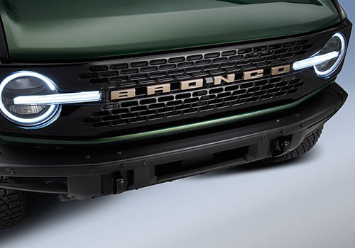 Ford Racing 2021+ Bronco Grille Lettering Overlay Kit - Bronze