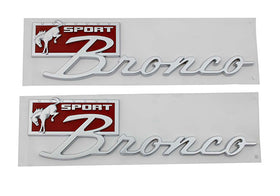 2021-2025 BRONCO SPORT SCRIPT FENDER BADGE KIT - 0