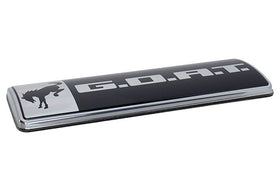 Ford Racing Bronco/Bronco Sport G.O.A.T. Badge - Black/Chrome - 0