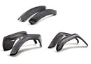 Ford Racing 22-24 Bronco Raptor Carbon Fiber Fender Flare Set - Gloss Finish-1