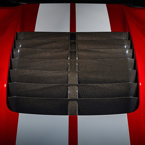 Ford Racing 20-22 Mustang GT500 Carbon Fiber Hood Vent Kit