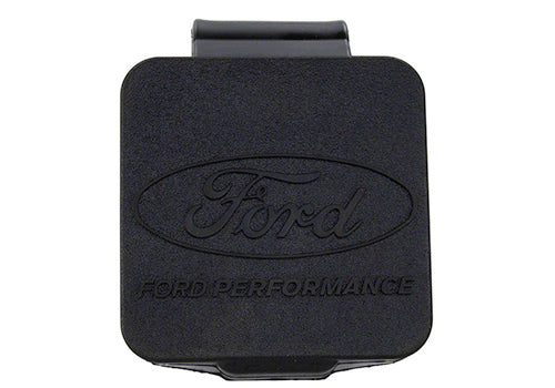 Ford Racing Rubber 2in Hitch Receiver Cover w/Ford Oval/Ford Performance Logo